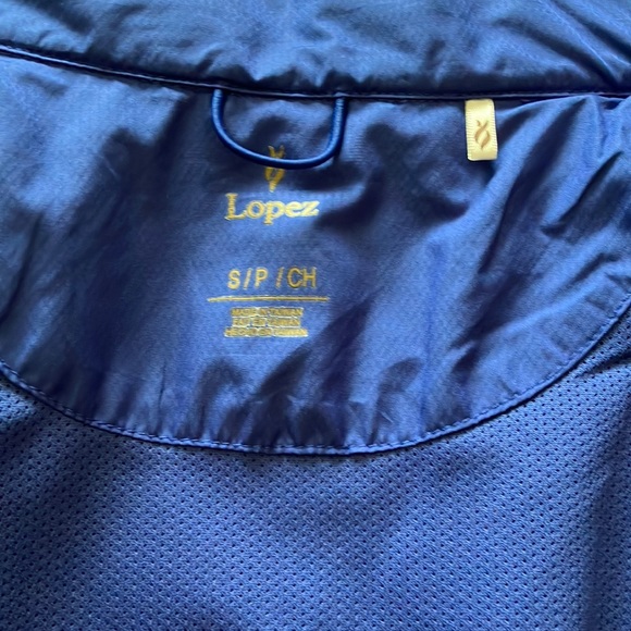 Fabulous royal blue Lopez vest with zip front and draw string bottom - Picture 11 of 16